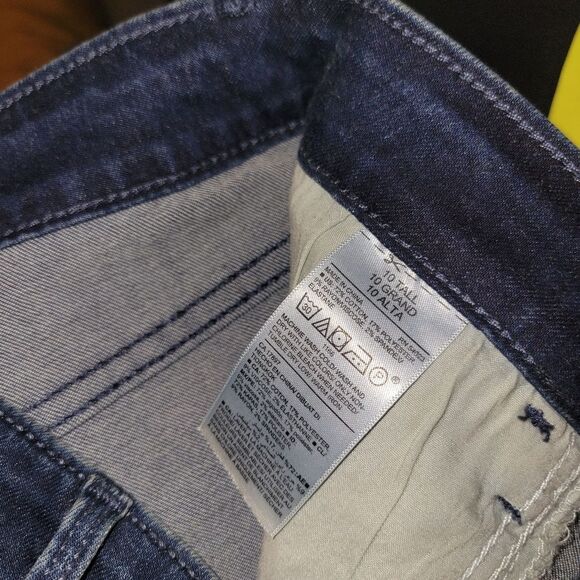 Old Navy Rockstar Midrise Released Step Hem Jeans 10 Long - Picture 7 of 11